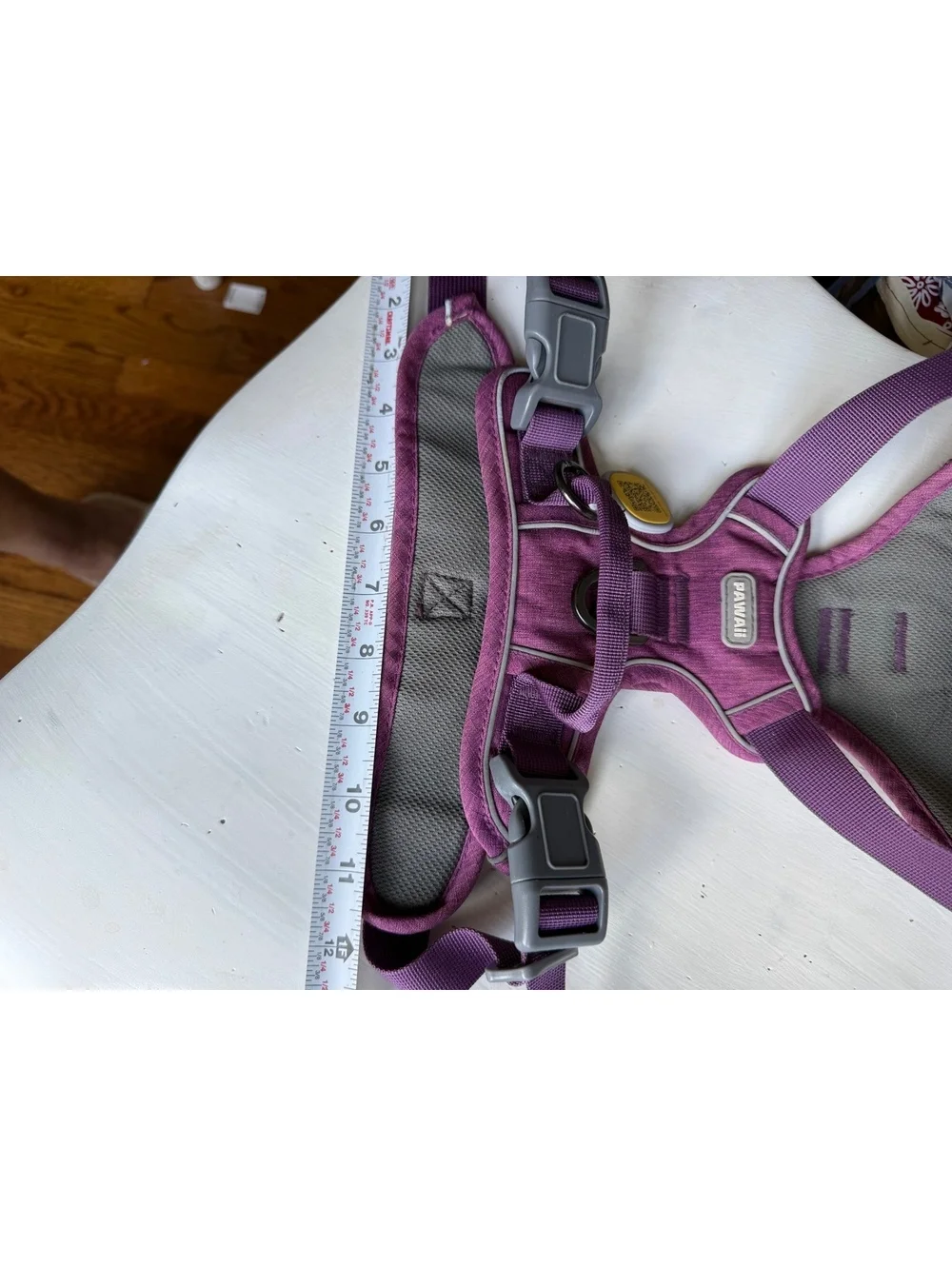 PAWAii Purple and Gray Medium Dog Harness